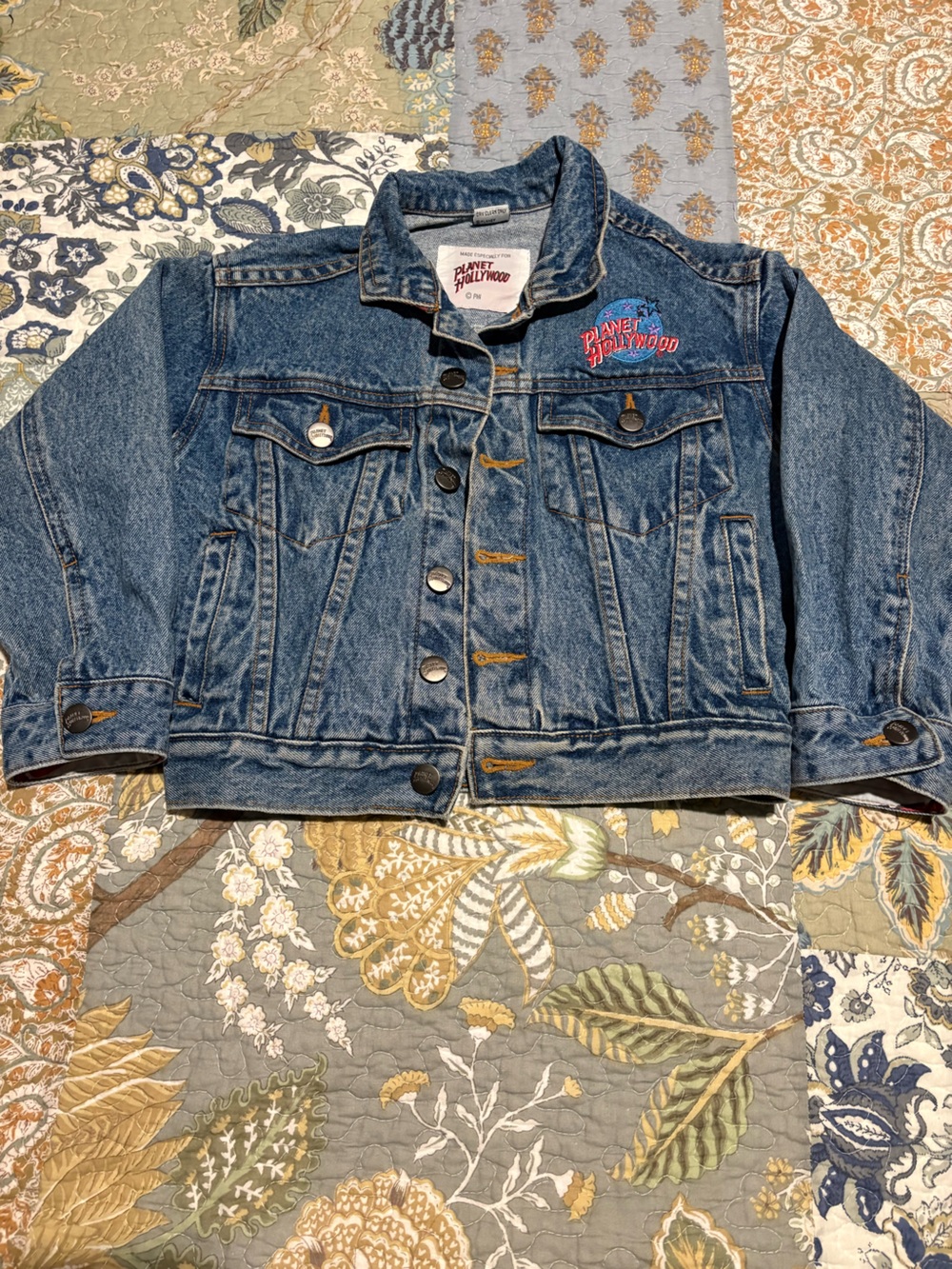 Planet Hollywood Kids Blue Denim Jean Jacket